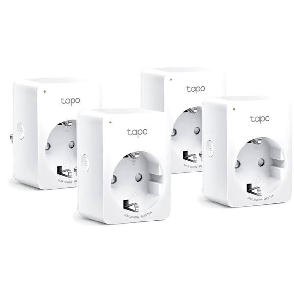 Умная розетка TP-LINK TAPO P110 (4-pack) белый